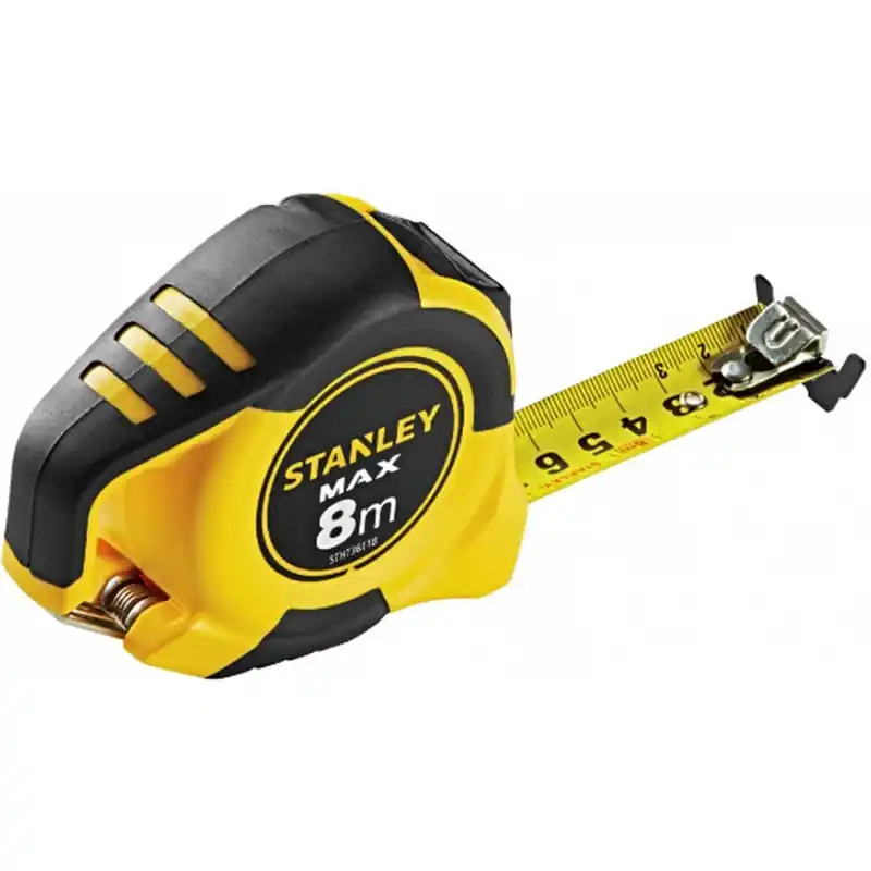 Stanley STHT0-36118 Bandmaß Max mit Magnethaken 8m Wochenendangebot