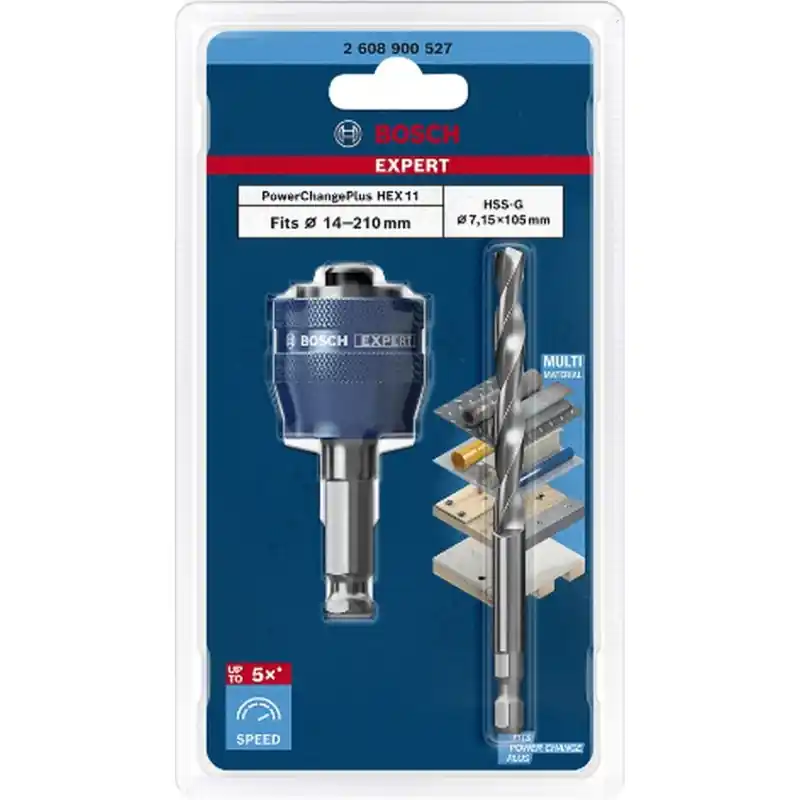 Abverkauf BOSCH EXPERT Power Change Plus Adapter, 11 mm, 7,15 x 105 mm, 2-tlg. 2608900527
