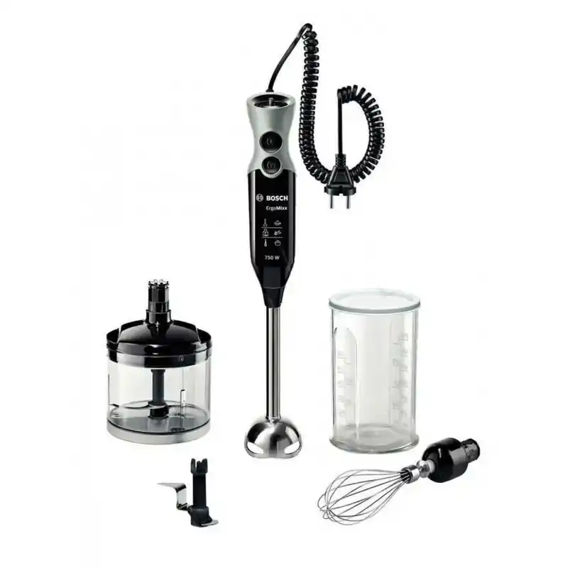 Geprüft Bosch ErgoMixx Handmixer (750W/Schwarz/Grau) MSM67170