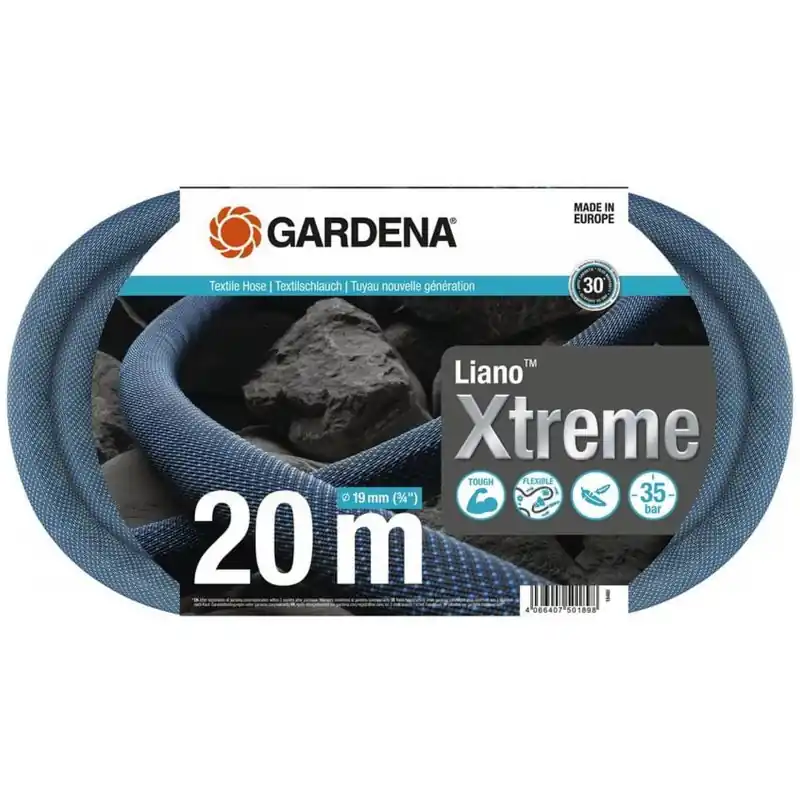 Meistverkauft Gardena Liano Xtreme Textilschlauch (3/4"), 20m Set 18480-20