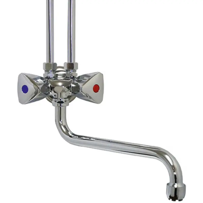 Beliebt CLAGE SNO Drucklose Zweigriff-Wandmischarmatur 4100-40110