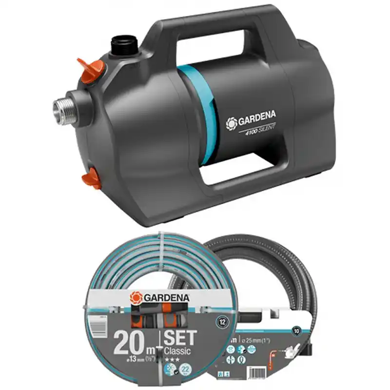 Gardena Silent 4200 Gartenpumpe set ( 4200 l/h / 600 W ) 9055-61 Mega-Angebot
