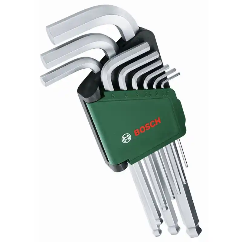 Begrenztes Angebot BOSCH 9-teiliges Innensechskantschlüssel-Set 1600A02BX9
