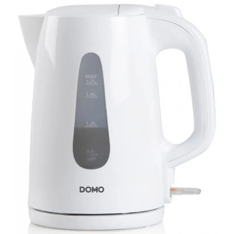 DOMO Wasserkocher schnurlos 1,7l, 2200W, Weiß DO9255WK Neue Ware