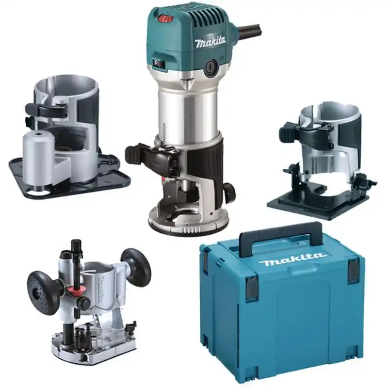 Makita RT0702CX3J Multifunktionsfräse 710W, Makpac Schnäppchen