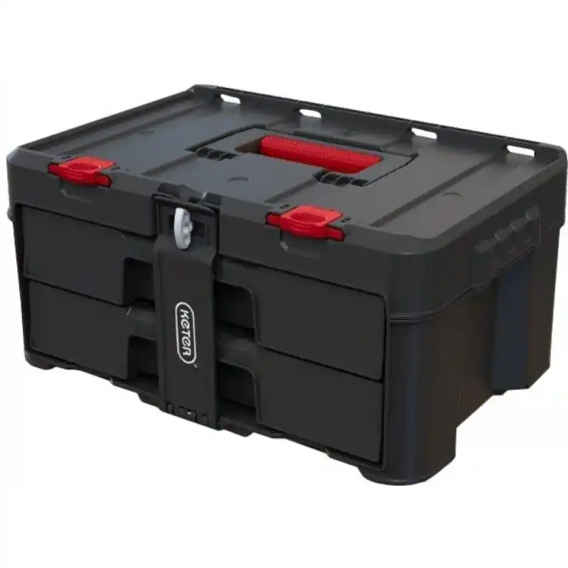 KETER Stack‘N‘Roll Werkzeugkoffer mit zwei Schubladen 48,1x33,2x23,3 cm 17210832 Jetzt Bestellen