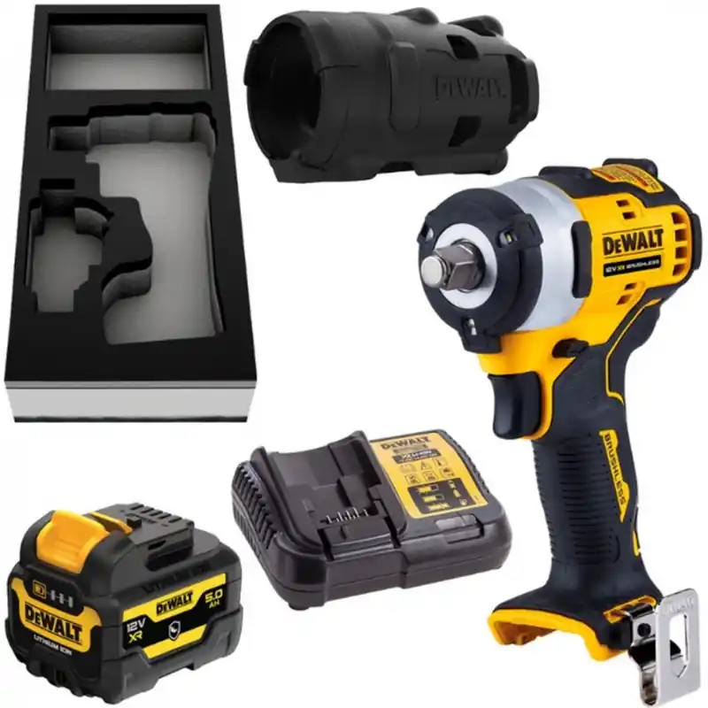 DeWALT DCF901P1G-QW Akku-Schlagschrauber 1/2" (340Nm/12V/1x5,0Ah) Preisreduziert
