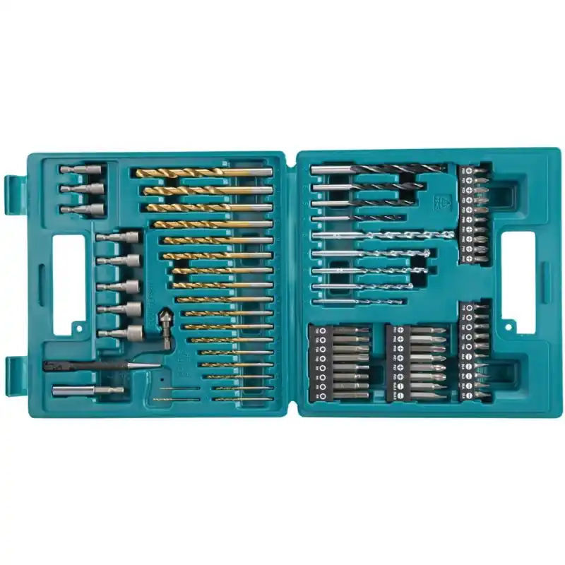 Makita B-49373 75-tlg. Bohrer- und Bit-Set Silbern Meistverkauft