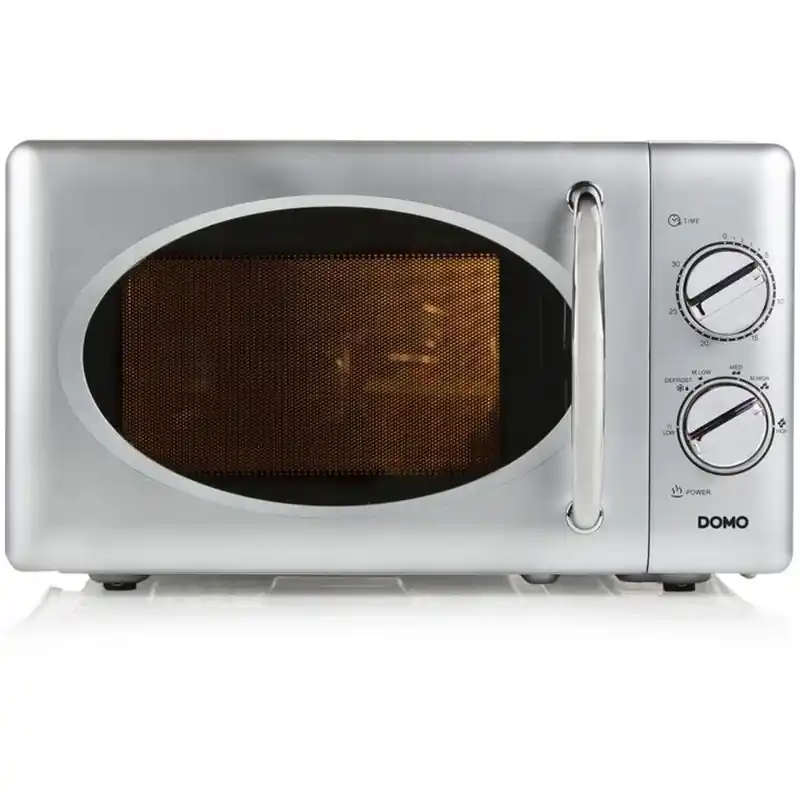 Neuheit DOMO Arbeitsplatte, Solo-Mikrowelle 700W, Grau DO3020