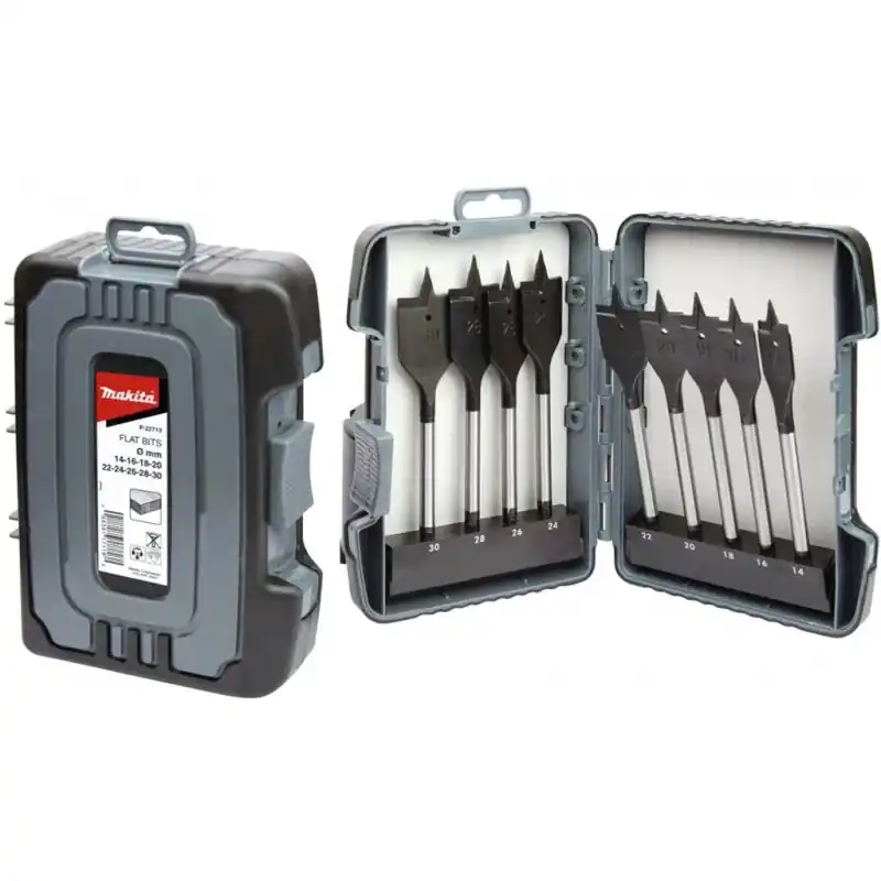 Makita Flachbohrer-Set für Holz 9-teilig P-80802 Sofort Bestellen