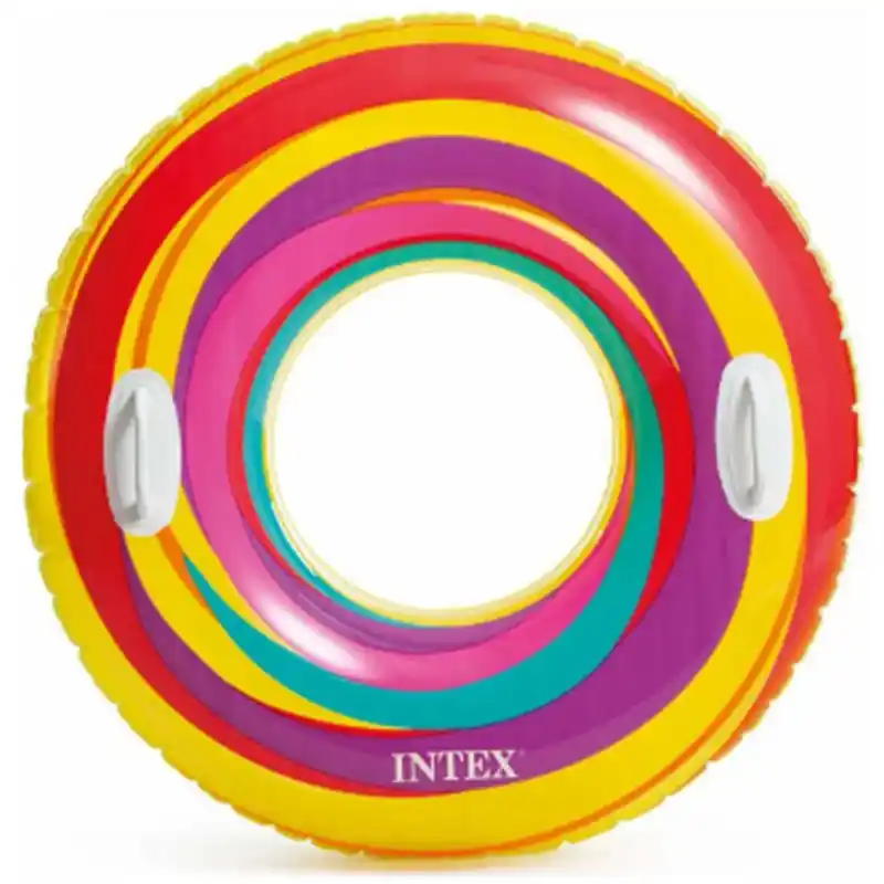 Garantierte Lieferung INTEX Aufblasbarer Ring mit Griffen 91 cm, gelb 59256NP