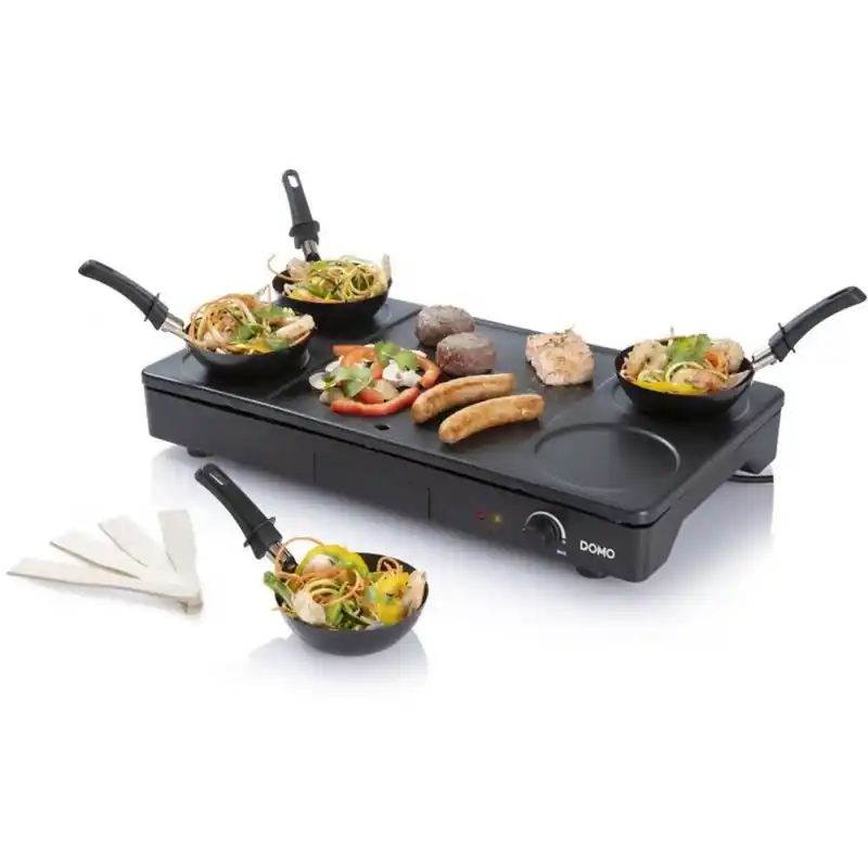 Schnäppchen DOMO Elektro Tischgrill 1000W, Schwarz DO8712W