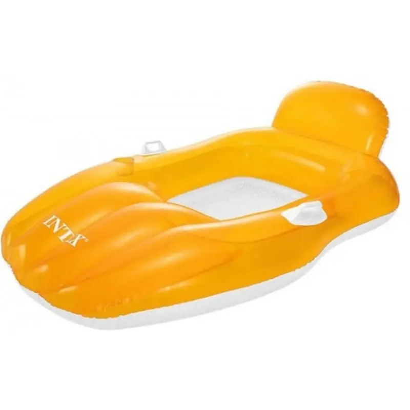 Zertifiziert INTEX Schwimmliege Lounge Chill´n Float 163cm x 104cm, Orange 56805EU