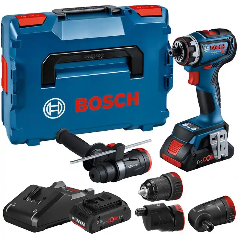 BOSCH GSR 18V-90 FC Akku-Bohrschrauber, 2x 4,0Ah, GAL 18V-40, L-BOXX 136 06019K6200 Neue Kollektion