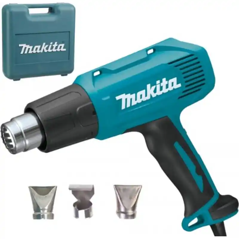 Saisonangebot MAKITA HG6031VK Heißluftgebläse Kit 50-600°C,1800W