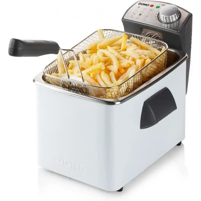 Preisreduziert DOMO Fritteuse (4,5 Liters / 3200 Watt) DO519FR