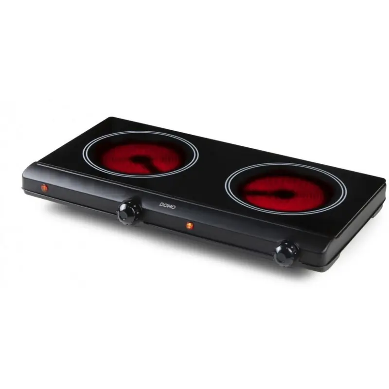 Nur Für Kurze Zeit DOMO Glass-Ceramic Hob, 2 Kochfelder, 2500W, DO339KP