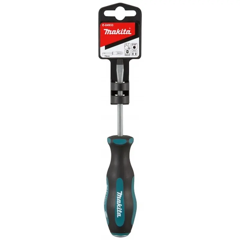 Billig Makita E-04933 Schlitzschraubendreher mit durchgehendem Sechskantschaft, 5,5 x 75 mm