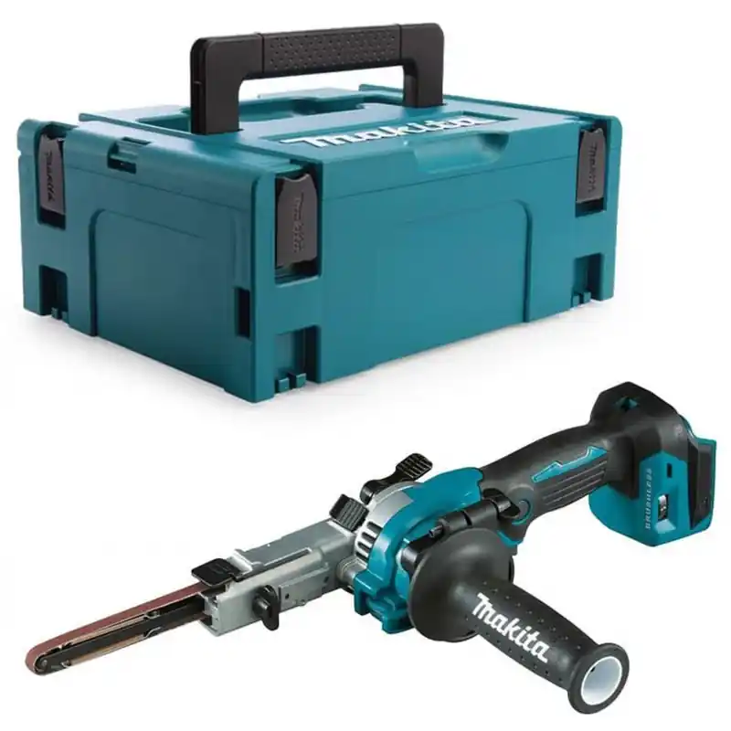 Ausverkauf Makita DBS180ZJ Akku-Bandfeile 533x9mm, Li-ion LXT 18V, Solo ohne Akku, Makpac