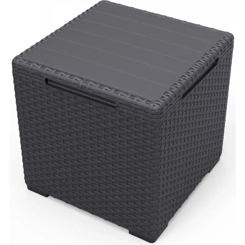 Super-Preis KETER VIGO Aufbewahrungsbox, 37 x 37 x 37 cm, graphit 17212283