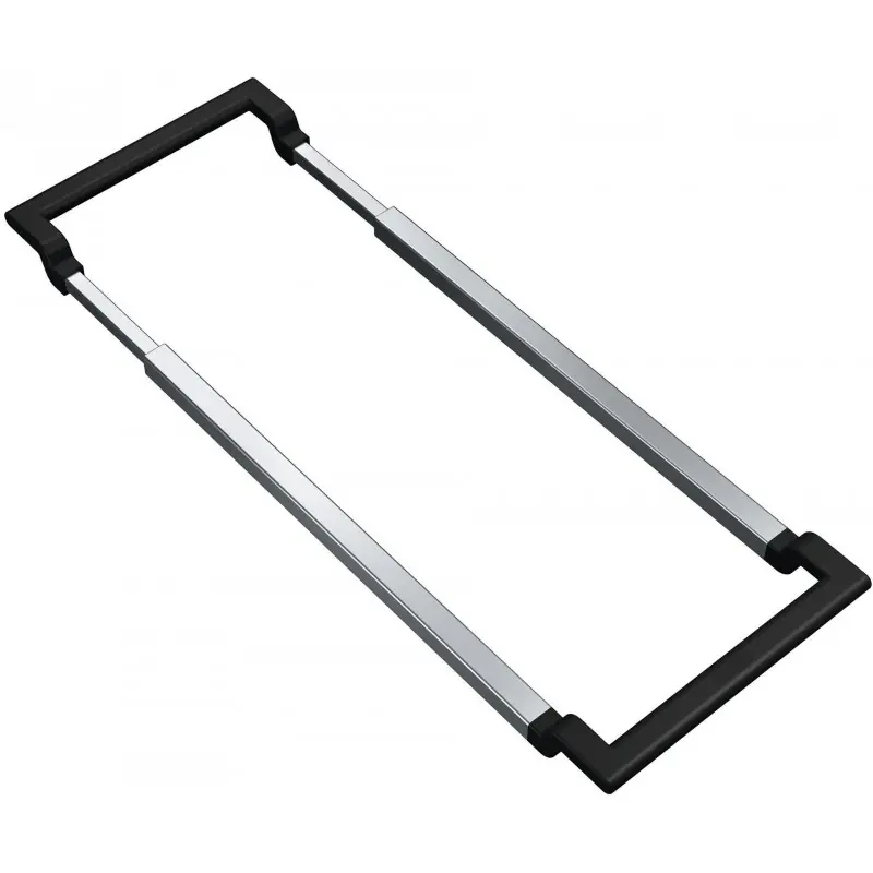 Franke Zubehör ALL-IN-IN Teleskopische Schiene, Kunststoff schwarz/Edelstahl 133.0655.059 Nur Für Kurze Zeit