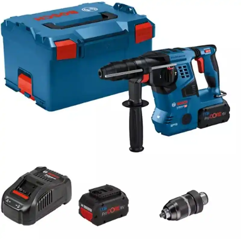 BOSCH GBH 18V-28 CF PROFESSIONAL Akku-Bohrhämmer SDS-Plus, L-BOXX, 2x 8.0Ah 0611921002 Preis Gesenkt