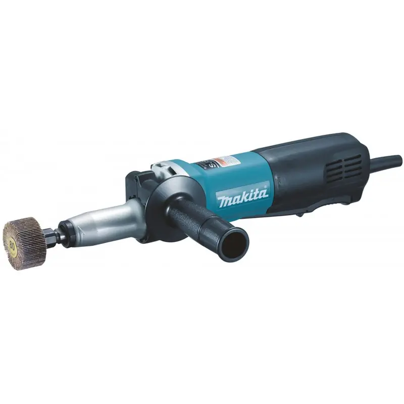 Makita GD0811C Geradschleifer 750W, Netzbetrieb, 750 W, mit Seitengriff und Spannzange Begrenztes Angebot