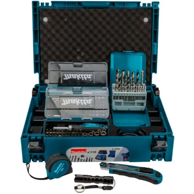 Makita B-49884 Zubehörset Makpac (116 stücke) Mega-Angebot