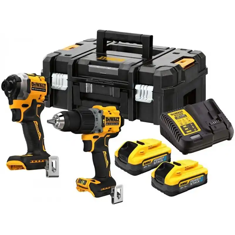 DeWALT DCK2050H2T Comboset (DCD805+DCF850+DCB115+18V/5,0Ah PowerStack)kufr Tstak Ausverkauf