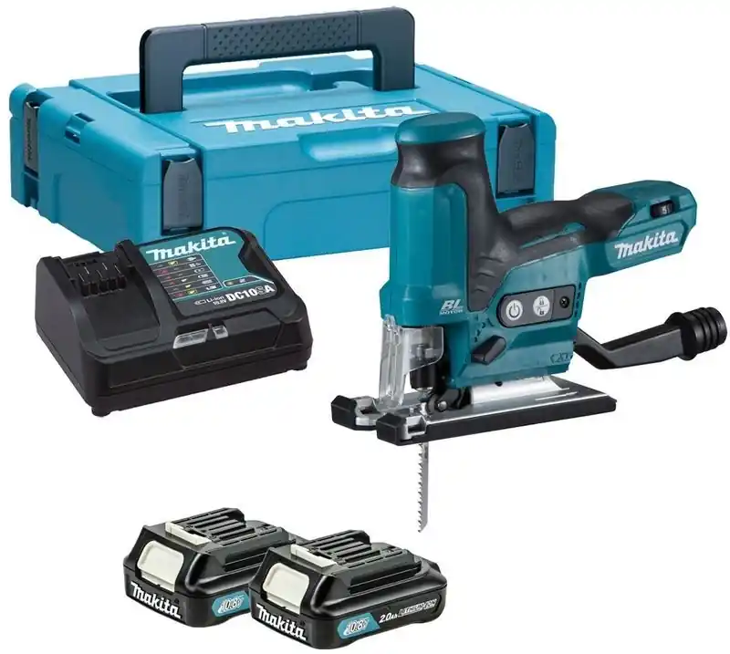 Geprüft Makita JV102DSAJ Pendel-Stichsäge Li-ion CXT (2x2,0Ah/12V) Makpac