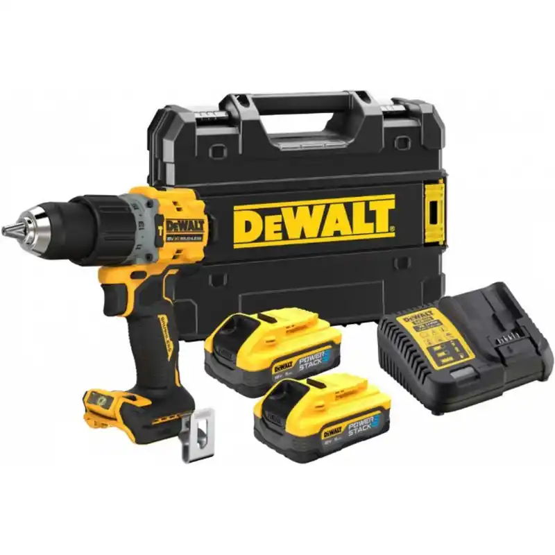 DeWALT DCD805H2T-QW Kombi-Bohrschrauber (90Nm/18V/2x5,0Ah PowerStack)Tstak Preisreduziert