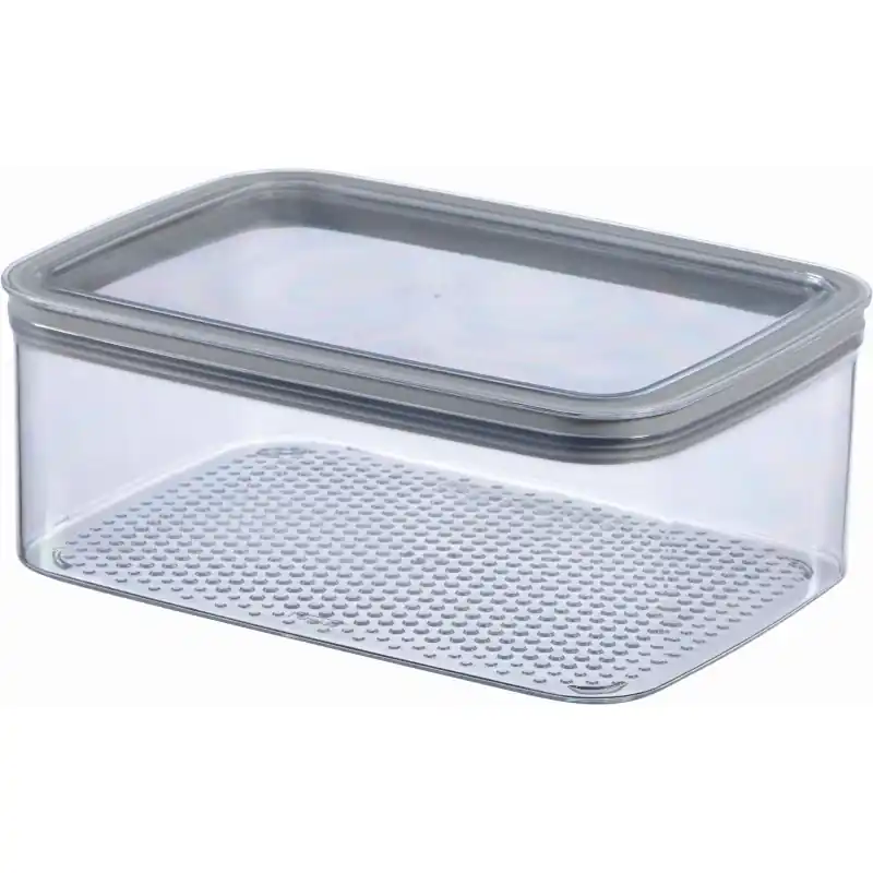 Heißes Angebot CURVER DRY RECTANGULAR 2,3L Vorratsdose 22,5x16x9cm transparent/grau 07270-840