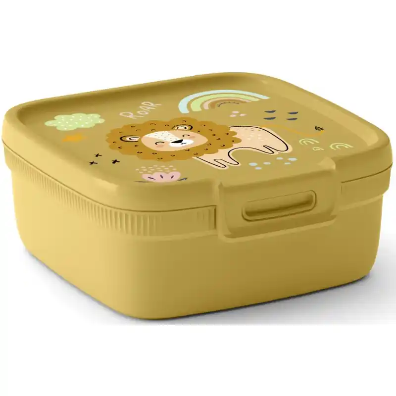 Neue Ware CURVER SNAP BOX 0,9L Lunchbox 14,5x15x6cm gelb 02268-Z66