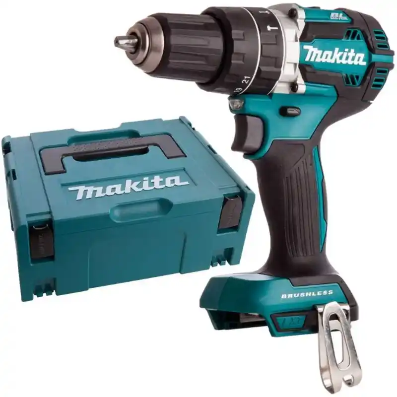 Makita DHP484ZJ Akku-Schlagbohrschrauber LTX 18V, Ohne Akku, Makpac Neue Kollektion