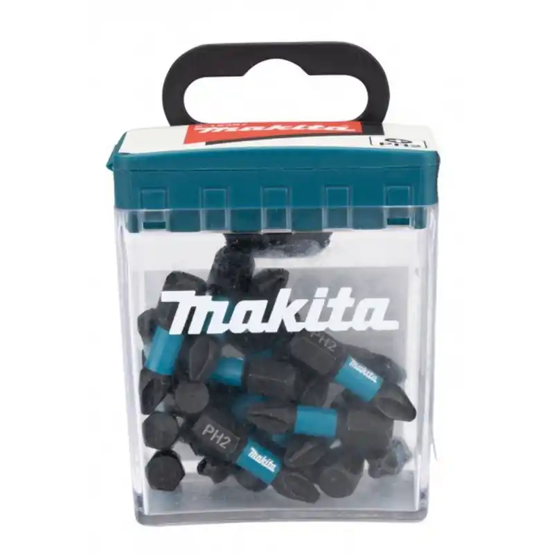 Makita E-12360 Torsionsbit 1/4" Impact schwarz PH2, 25mm 25 Stück Highlight