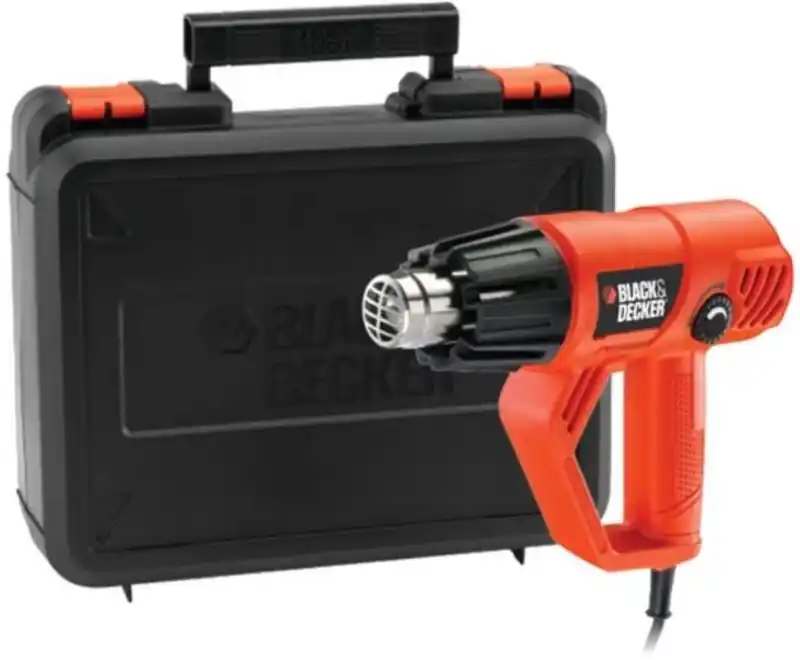 Wochenendangebot Black Decker KX2001K-QS Heißluftgebläse (2000W/50-450/90-600°C), Koffer