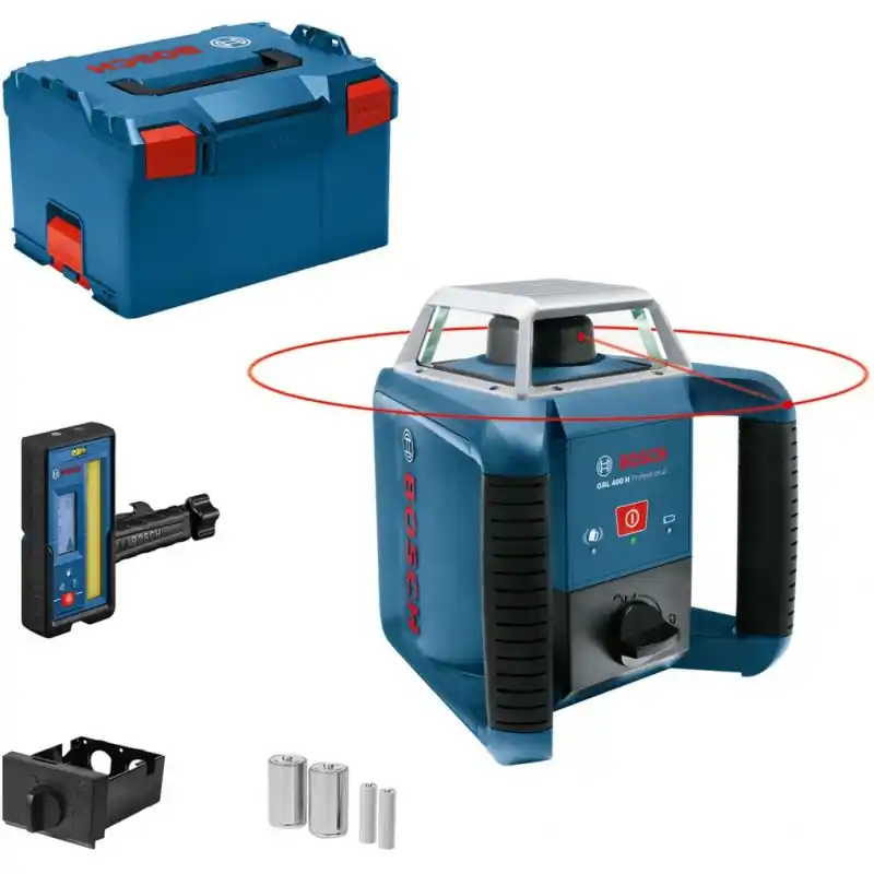 BOSCH GRL 400 H Rotationslaser + LR 45, L-BOXX 238 0601061805 Top-Preis