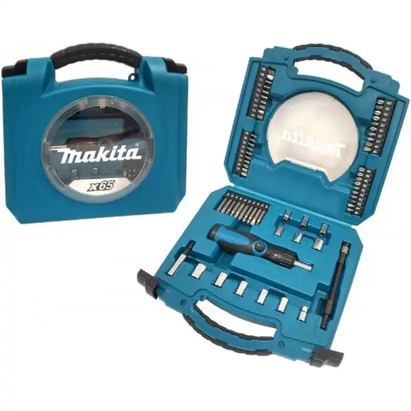Sonderaktion Makita D-42020 Tool set in case 65 pieces