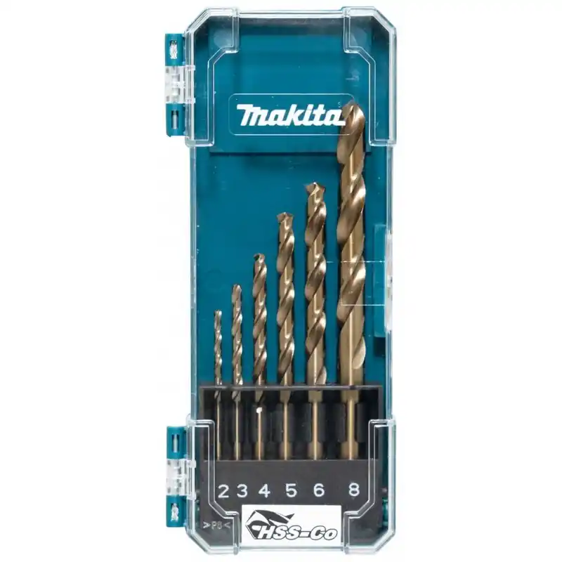 Makita D-75758 Metallbohrer-Set, HSS-Co 2,3,4,5,6,8mm Sonderangebot
