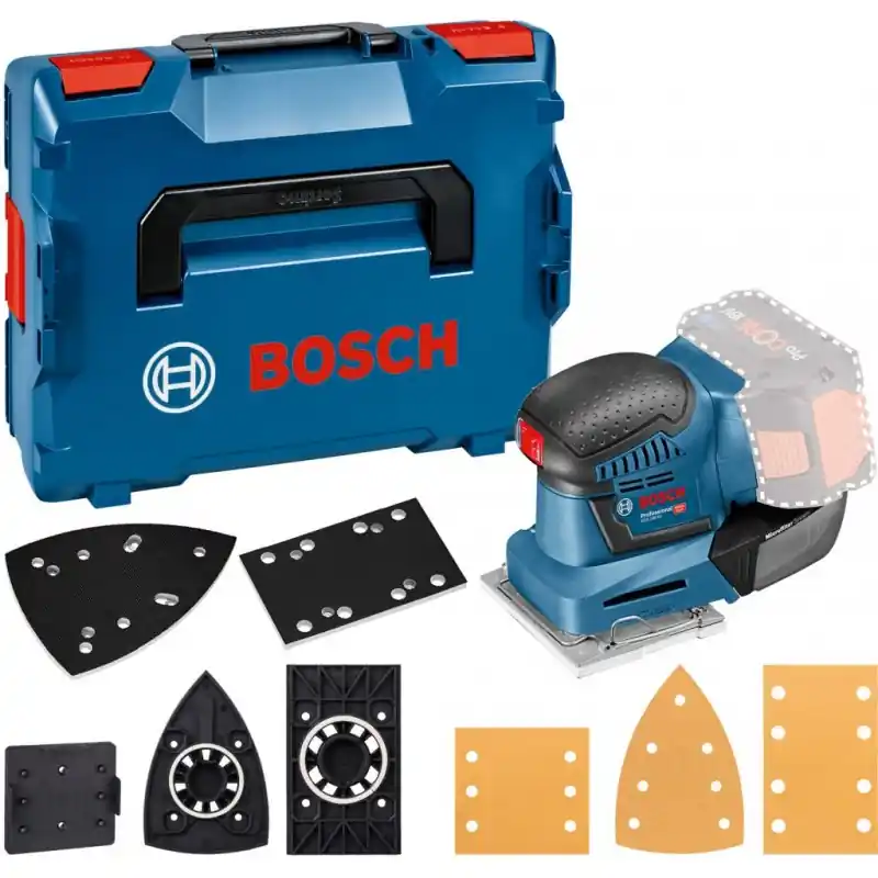 BOSCH GSS 18V-10 PROFESSIONAL Akku-Schwingschleifer (solo), L-BOXX 06019D0202 Neue Kollektion