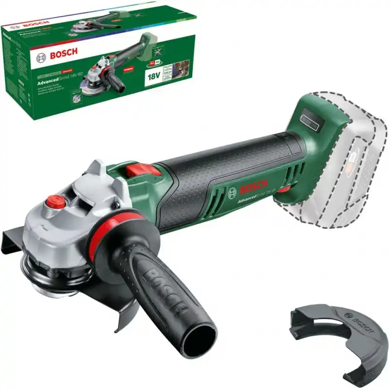 BOSCH AdvancedGrind 18V-80 Akku-Winkelschleifer (solo), 125 mm 06033E5100 Top-Angebot