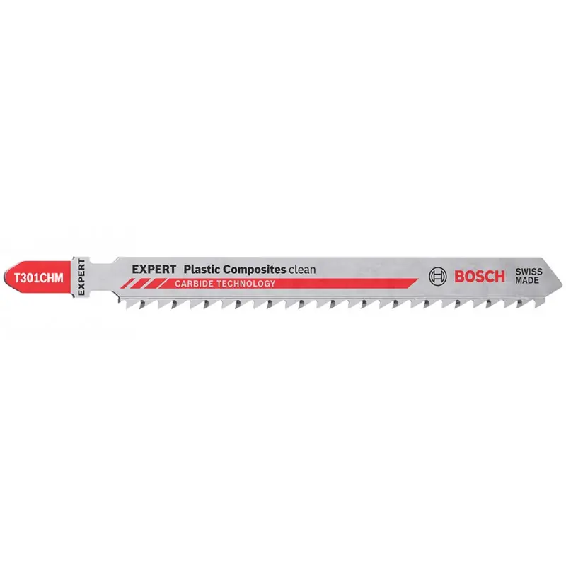 Saisonangebot BOSCH EXPERT ‘Plastic Composites Clean’ T 301 CHM Stichsägeblatt, 3 Stück 2608900566