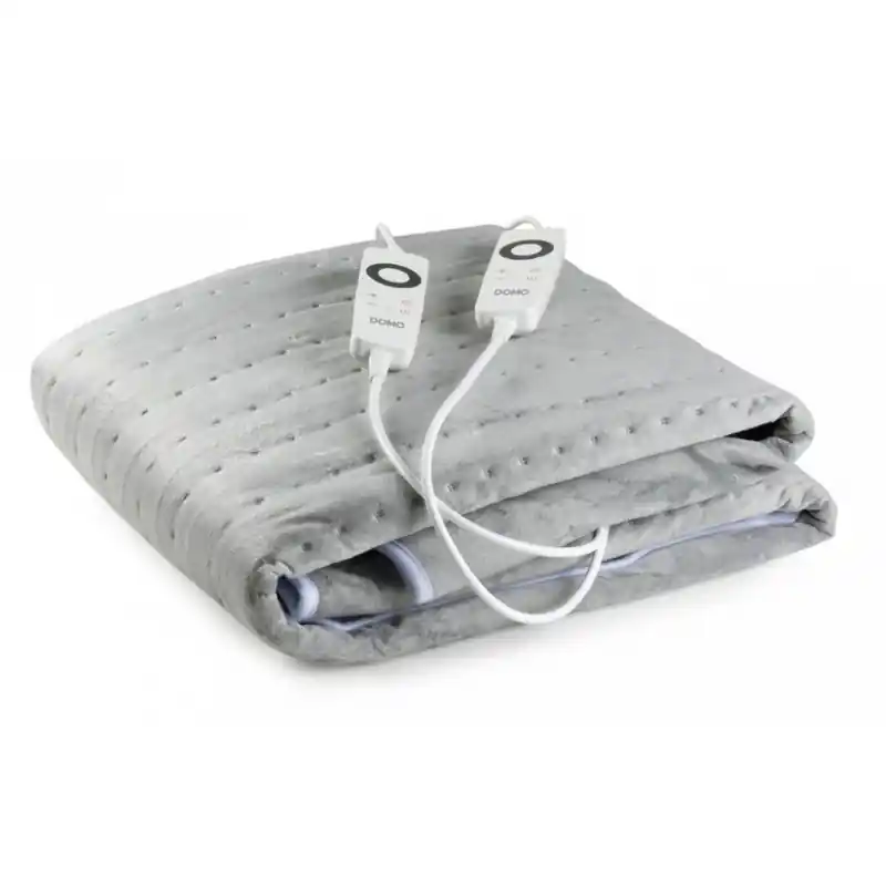 DOMO Heizdecke, Fleece, 160x140cm, 2 x 100W DO642ED Sonderaktion