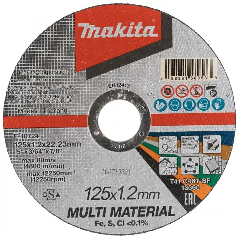 Makita E-10724 Trennsch.125x1,2mm multi Aktuell