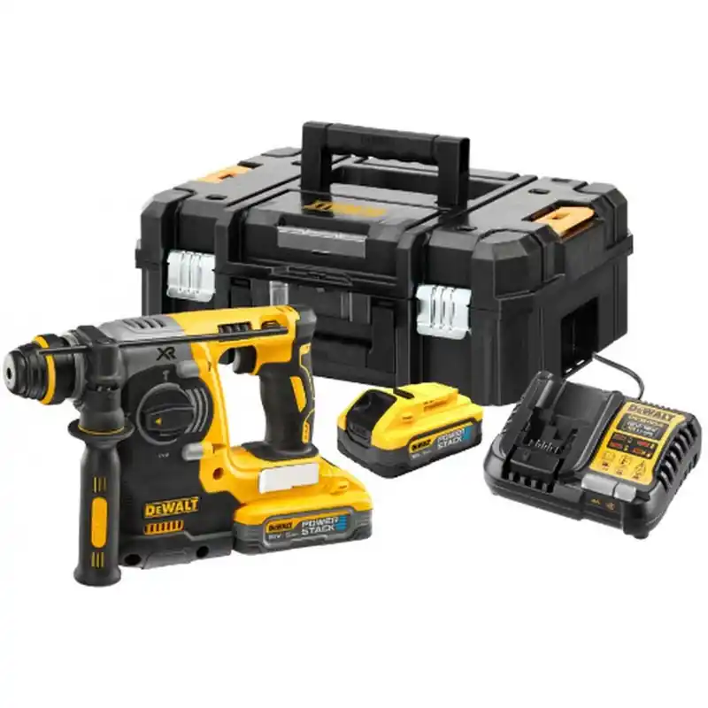 DeWALT DCH273H2T-QW Akku-Bohrhammer (2,1J/18V/2x5,0Ah PowerStack) Tstak Online Kaufen