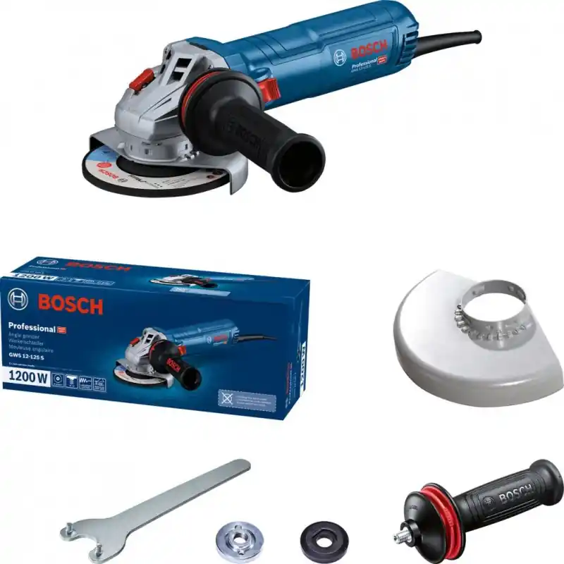 BOSCH GWS 12-125 S PROFESSIONAL Winkelschleifer 06013A6020 Neue Kollektion