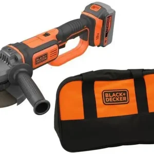 Black Decker BCG720M1-QW Akku Winkelschleifer (125mm/18V/1x4,0Ah), Tasche Billig