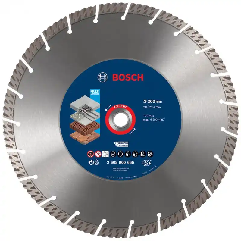 Sichere Zahlung BOSCH EXPERT MultiMaterial Diamanttrennscheiben, 300 x 20/25,40 x 3 x 15 mm 2608900665