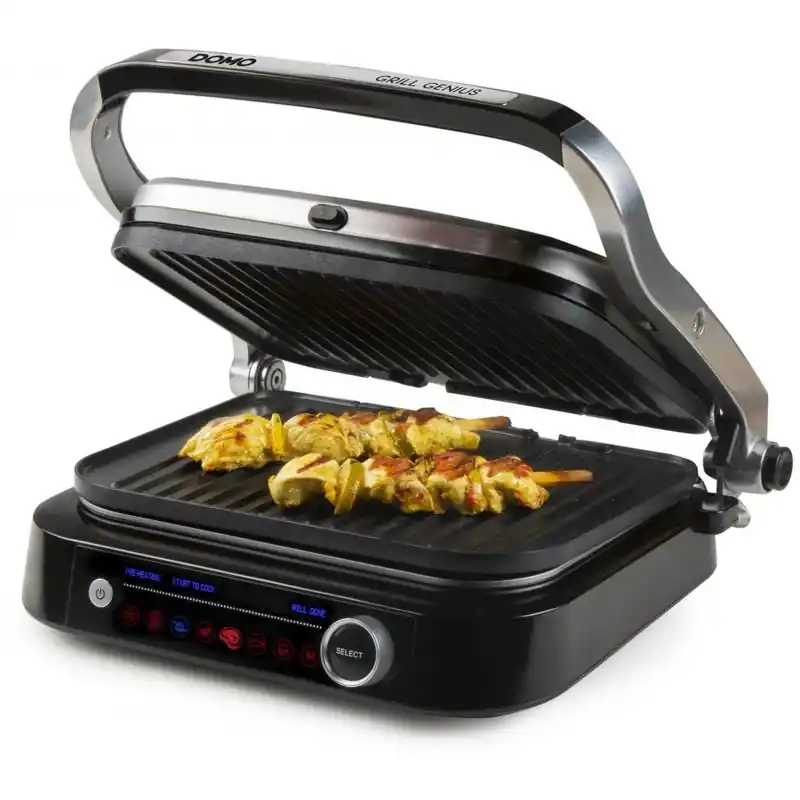 DOMO Genius Kontaktgrill mit Antihaftbeschichtung, 2100W DO9249G Highlight