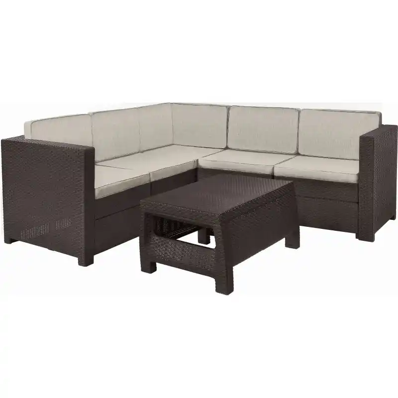 Online Kaufen KETER PROVENCE Loungeecke Sitzgruppe, braun/beige 17204454
